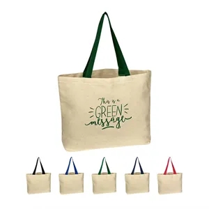 Natural Cotton Canvas Tote Bag