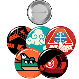 Full Color Customized Tin Brooch