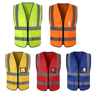 Multi Pockets High Visibility Reflective Safety Vests