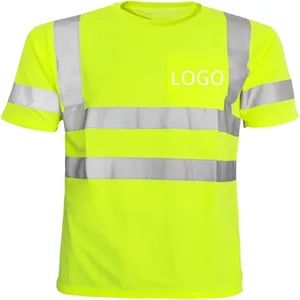 Safety T-shirt With Reflective Sripes