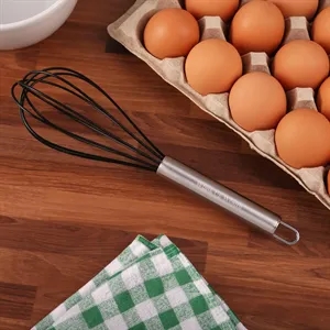 Stainless And Silicone Kitchen Whisk