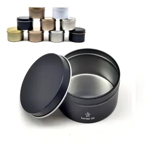 Travel Size Scented Candle Tins with Lids