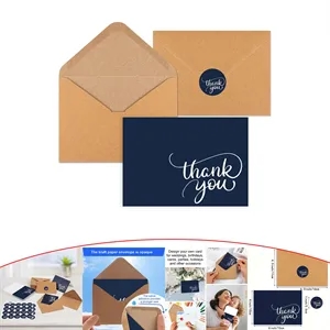 Thank You Cards with Envelopes & Stickers