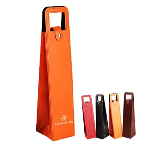 Leather Wine Tote Carrier