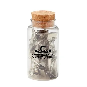 Binder Clips in Jar