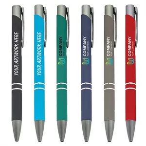Metal Ballpoint Pen With Gunmetal Trim