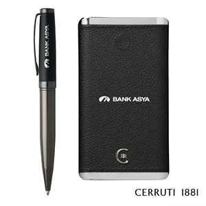 Cerruti 1881® Hamilton Ballpoint Pen & Power Bank Gift Set