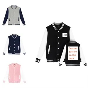 Custom Logo Varsity Baseball Jacket