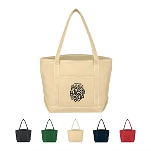 Cotton Canvas Boat Tote Bag