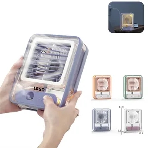 Custom Logo Fan with Light & Humidification