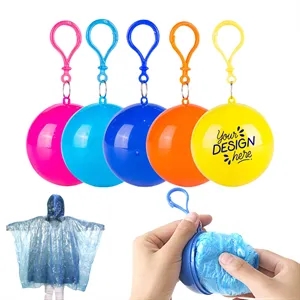 Disposable Rain Poncho Ball