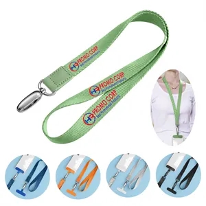 Custom Logo Custom Imprint Phone ID Badge Neck Strap Holder Lanyard