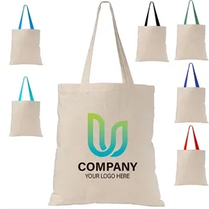 Promotional 5 oz. Cotton Tote Bag -13.78 x 15.74