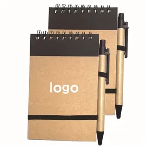 Recyclable Spiral Small Notebooks Pack