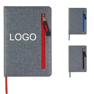 Custom Logo Zip-It 6x8 Journal