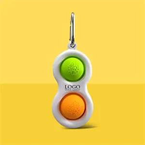 Push Pop Bubble Fidget Toy Keychains