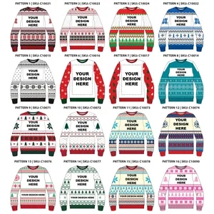 Custom Poly Knit Ugly Xmas Sweater (Partial)