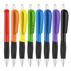 Creative Colorful Retractable Ballpoint Pen Click Ball