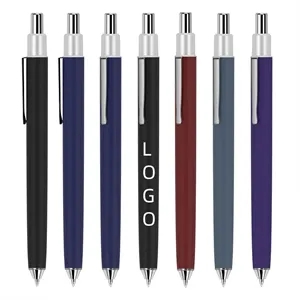 Ballpoint Pen Soft Touch Retractable Click Rollerball