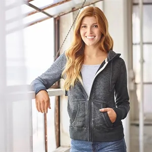 J.AMERICA Ladies Zen Full Zip Hood