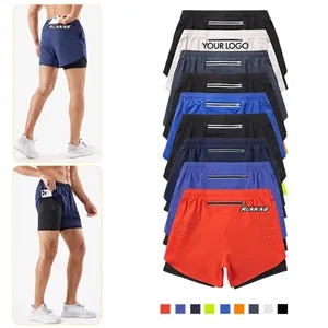 Women's Men's Quick-drying Fitness Running Sport Shorts