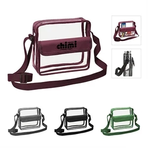 Pvc Transparent Crossbody Single Shoulder Bag