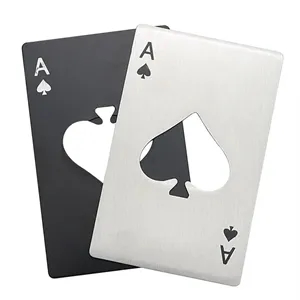 Ace Of Spades --- Credit Card Style Bottle Opener