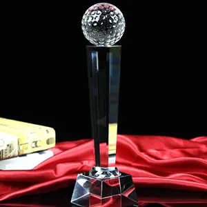 Golf Crystal Trophy