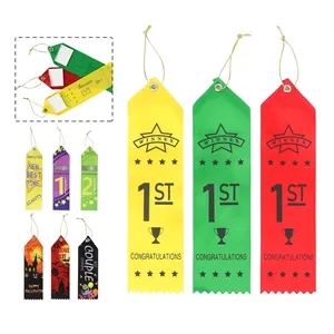 2"x6" Sublimated Polyester Award Ribbons