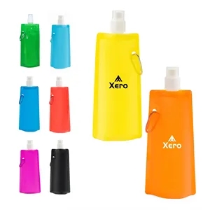 16Oz Pe Collapsible Water Bag Clip For Sports