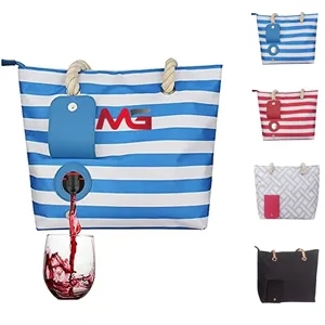 Insulated Wine Tote Bag
