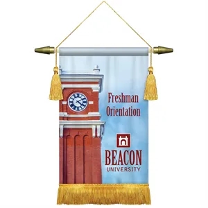 7" x 10" Podium Banner, Straight Cut/ with Fringe