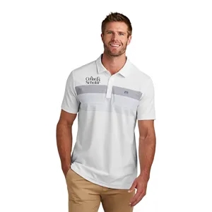 Custom Logo TravisMathew Coastal Chest Stripe Polo