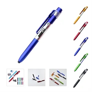 4 in 1 Multi Purpose Stylus Pen