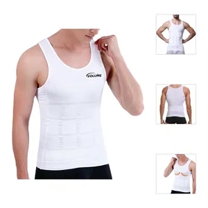 Men Body Shaper Slimming Vest Tight Compression Shirt