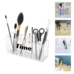 Clear Pen Holder 4 Compartments