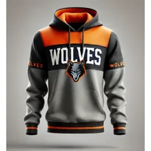 Custom Sublimated Traditional Long Sleeve Hoody