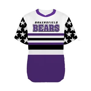 Sublimated Traditional Crew/V-Neck Baseball Jersey