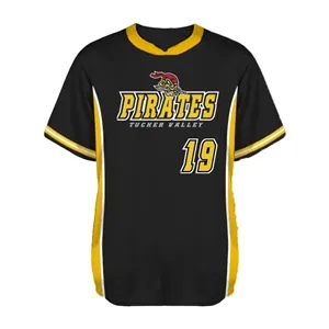 Sublimated Traditional Crew/V-Neck Softball Jersey