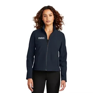 Custom Logo Ladies Stretch Soft Shell Jacket