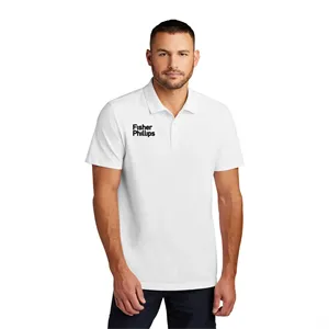 Custom Logo Stretch Pique Polo