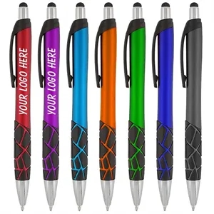 Mosaic Metallic Stylus Click Action Pen