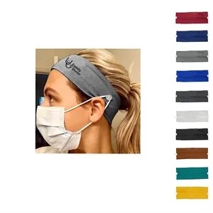 Headbands with Button for Mask