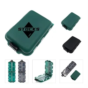 10 Compartments Fishing Tackle Organizing Box