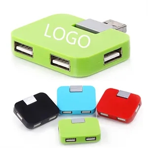 Multifunctional 4 Ports Cube USB Hub