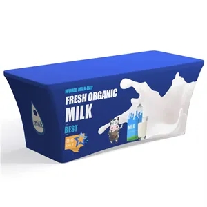 6' Standard Stretch Table Cover (Full Color Dye Sublimation)