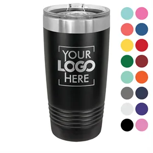 Custom Logo Polar Camel 20oz Ringneck Insulated Tumbler with Slider Lid