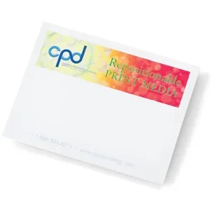 Custom Sticky Note - 3" x 4" - 25 Sheets