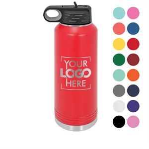 Custom Logo Polar Camel 40oz Insulated Steel Water Bottle with Straw Lid