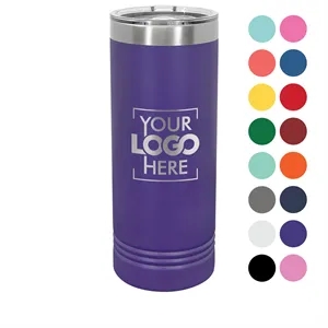 Custom Logo Polar Camel 22oz Ringneck Skinny Tumbler with Slider Lid